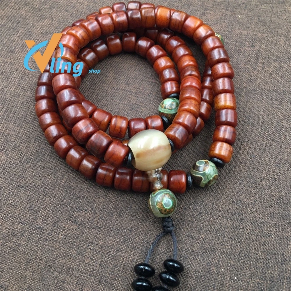 108 Natural Tibetan Yak BonGiftsPersonalizedBracelet BohoBest Sellers2022 Products NickYoung Girls FashionGifts For Boyfriend