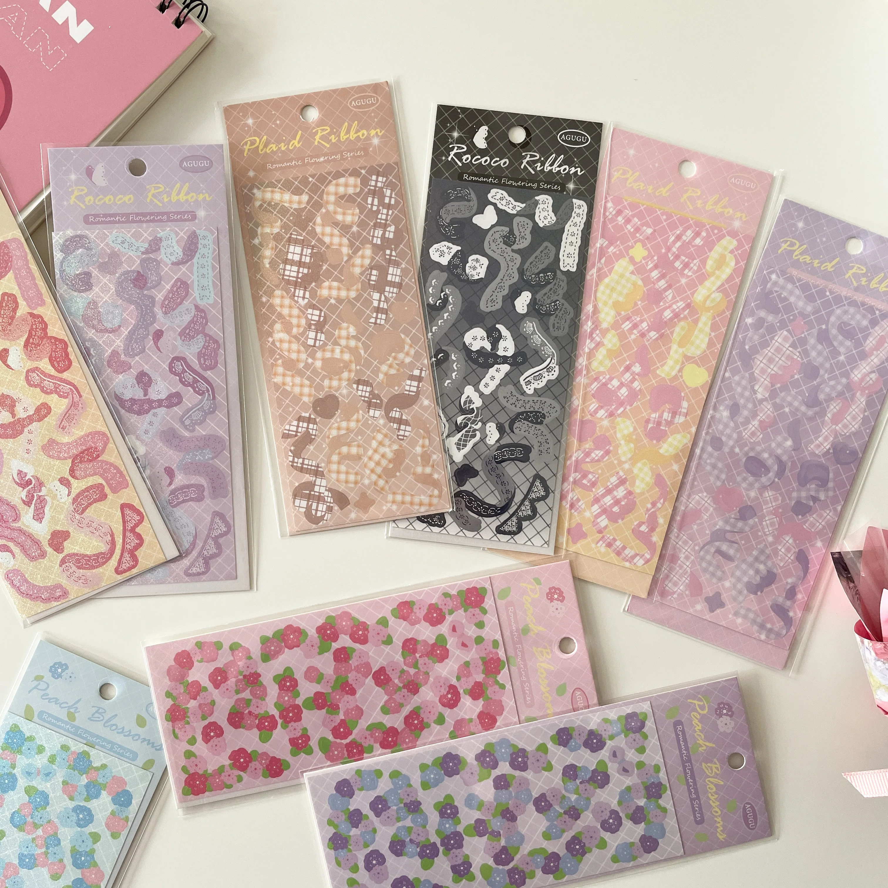 Korean Alphabet Polco Sticker Sheets, Kpop Deco Stationery, Cute