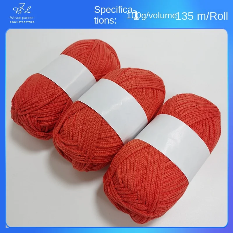 150g/roll 150M 2MM Cotton Crochet Yarn Macrame Cord Chunky Yarn For  Crocheting Handbag Blankets Crafts Projects - AliExpress