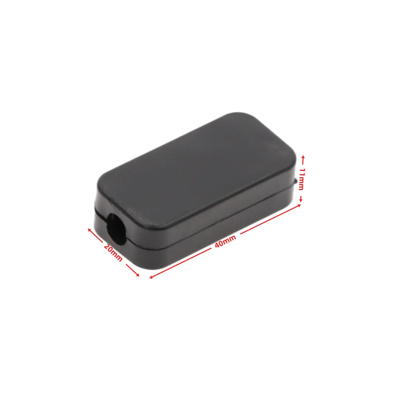 Electronical Plastic ABS DIY Junction Project Box Enclosure Case 40x20x11mm 1pcs