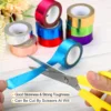 3 Roll 15mmx5m Metallic Washi Tape Mirror Masking Foil Sticker Self Adhesive Sticker Label Stationery for DIY Art Craft Wrapping 5