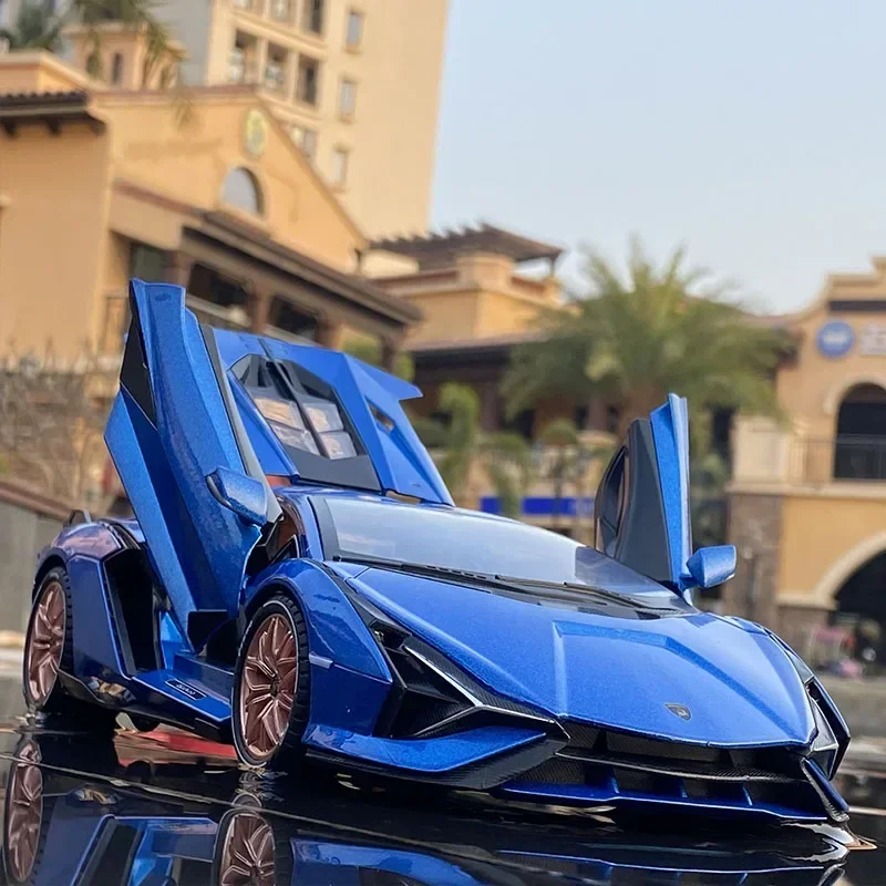 ランボルギーニシアン-子供用スーパーカーモデルfkp37,ダイキャスト