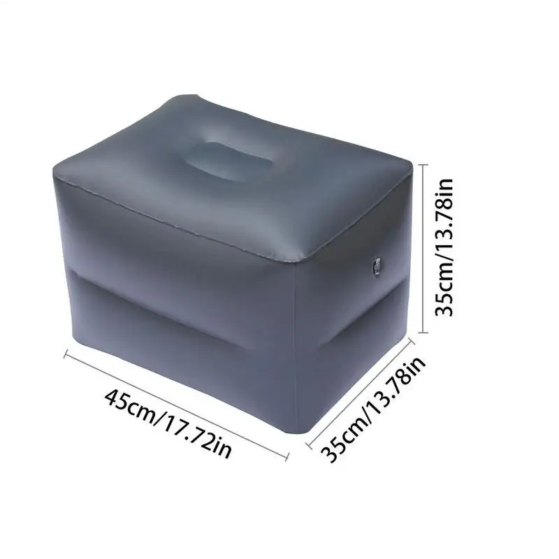 Car Inflatable Stool Cushion Air Mattress Ultimate Car Comfort Portable Cushion Rear Seat Gap Pad Auto Air Bed