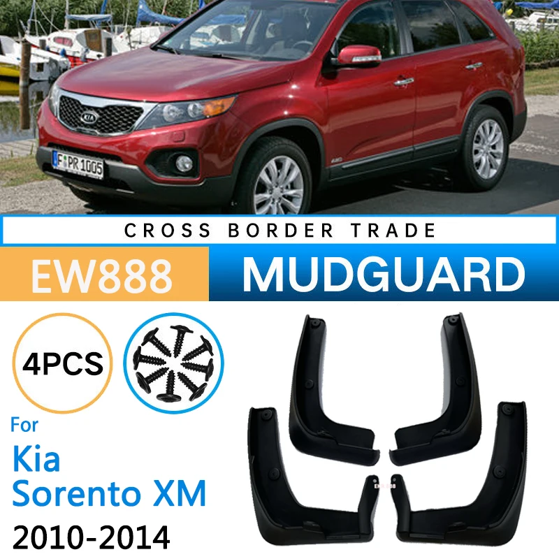 

Front Rear Car Mud Flaps For Kia Sorento XM 2010~2014 2012 2013 Mudflaps Splash Guards Mud Flap Mudguards Fender Accessories