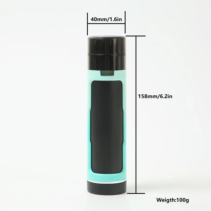 Herbal Grinder Plastic Herb Grass Grinder Kit Storage Horn Tube Tobacco Box for Roll Paper Filling Machine DIY Pipe Smoking Accessories herbal grinder