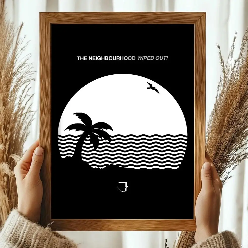 Scandinavian Classic Wall Art - The Neighbourhood Album Cover Poster, HD Waterproof Sticky Decor