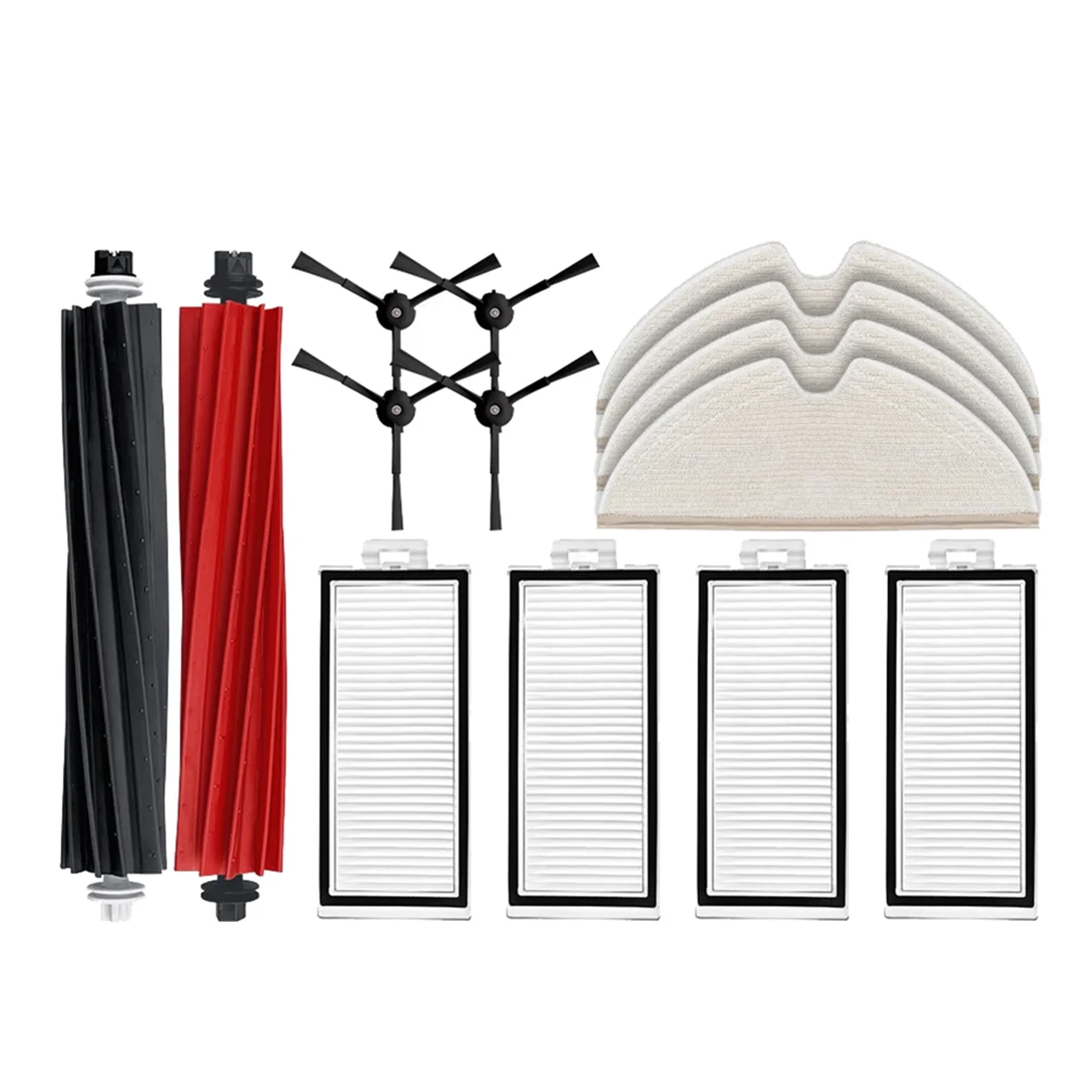 

Запчасти для робота-пылесоса Xiaomi Roborock Q8 Max, Q8Max +, Q8 Plus, фильтр НЕРА, основная боковая щетка, ткань для швабры