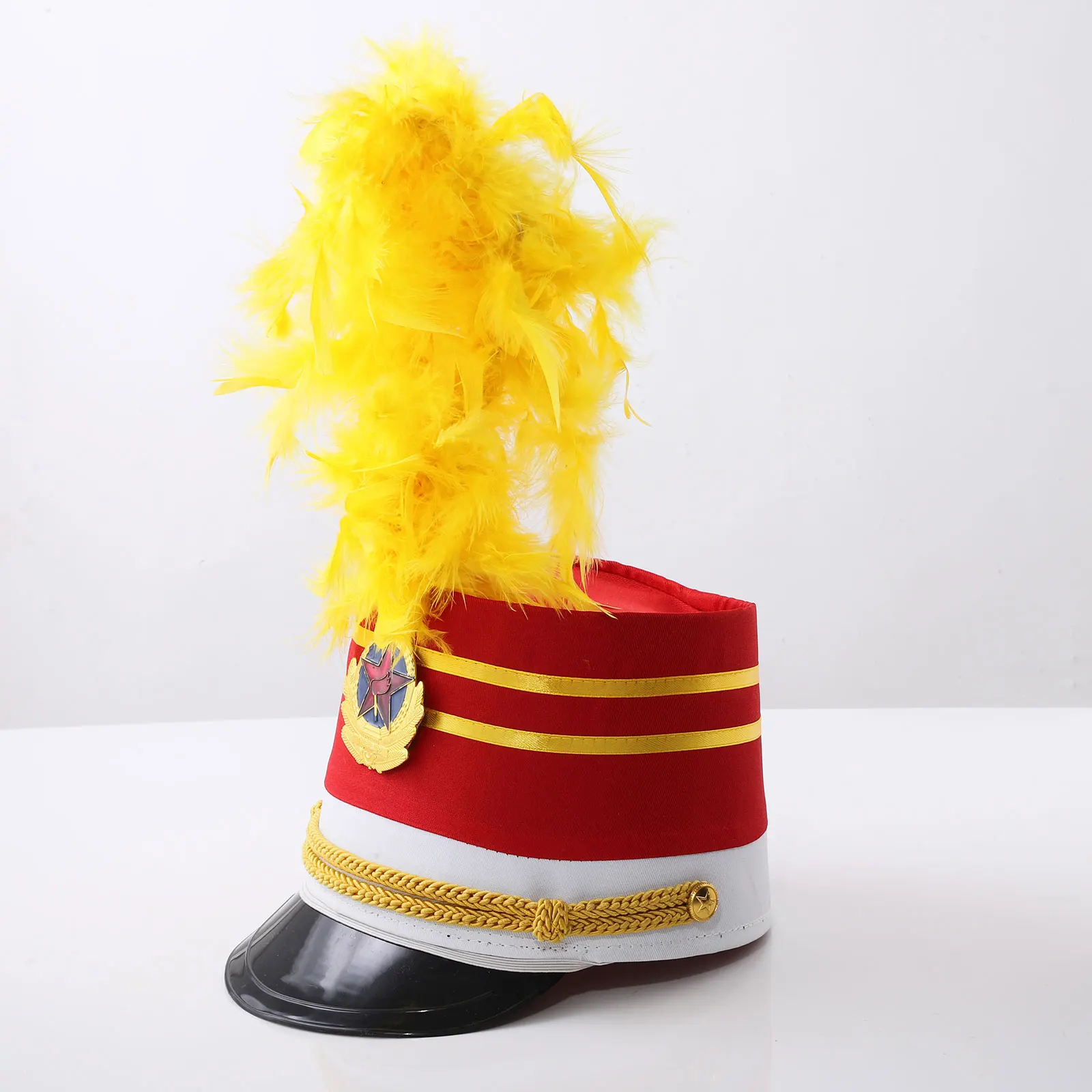 Children Drum Band Hat Stage Performance Cosplay Cap Halloween Party Circus Accessories women cosplay hat