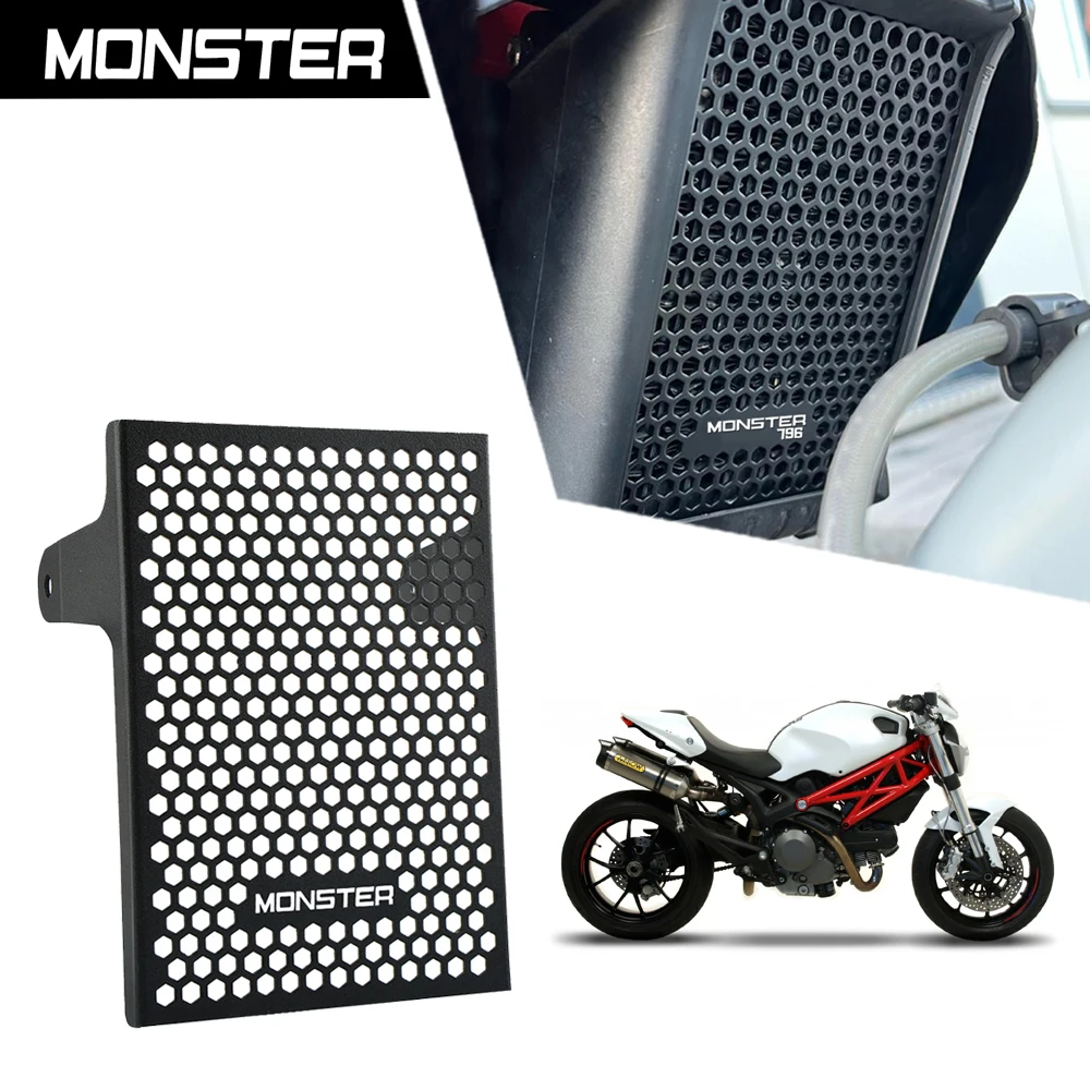 

Oil Cooler Guard For Ducati Monster 796 2010-2016 Monster 1100 S EVO 2009 2010 2011 2012 2013-2015 Radiator Guard Grille Cover