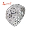 Beau montre mécanique automatique CADERMAY en acier inoxydable 316L avec verre saphir et diamants moissanite VVS – Résistante à l’eau 50M