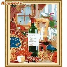 

RUOPOTY Painting By Number Landscape Drawing On Canvas HandPainted Painting scenery On Canvas HandPainted Art Gift