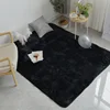 Shaggy Carpets For Living Room Bedroom Modern Black Solid Color Plush Floor Fluffy Mats Kids Room Faux Fur Area Rug Non-slip Mat 2