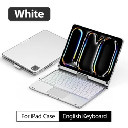 Advanced Magic Keyboard Case for Tablets - Premium Protective Cover and Accessories (White)