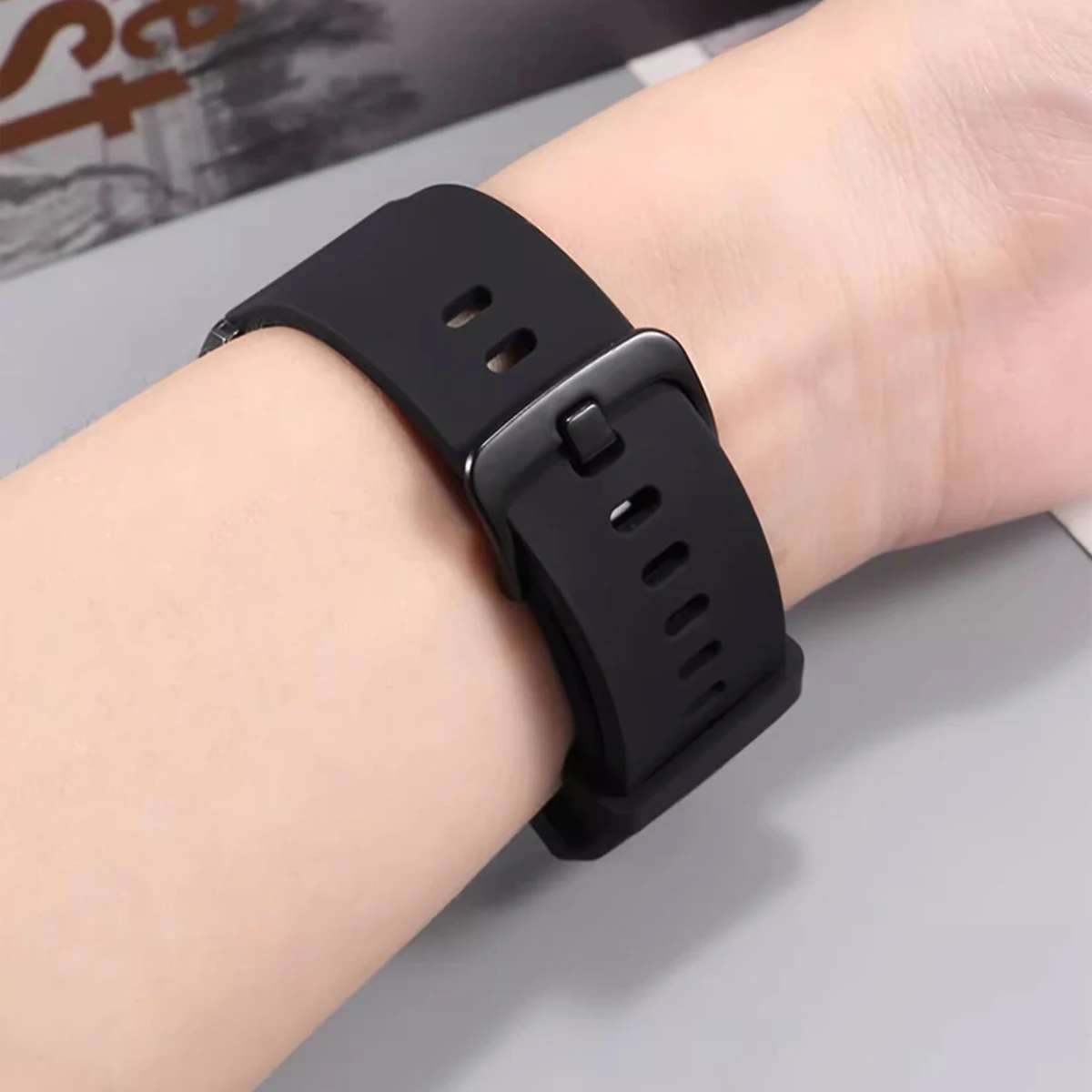 Enhanced Silicone Sport Strap Replacement for Huami Amazfit Watches