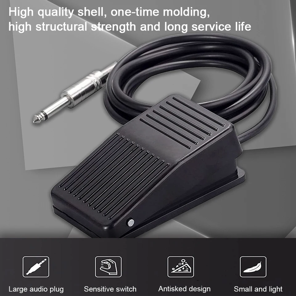 Interruttore Per Piantana A Pedale Da Terra Colore Nero Tondo - Foto 2