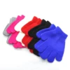 Children Knitted Gloves Winter Kids Kindergarten Student Solid Furry Full Finger Mittens Writing Warmer Hand For 3-7 Years Old 5