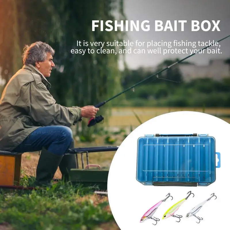 Double-Sided Fishing Lure Box Fishing Lure Case Fishing Tackle Box  Organizer Containers For Storing Bait Hooks Small Fishing - AliExpress