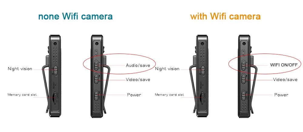 Description Picture 4 of itemWIth Wifi 1080P Body Mini Camera Portable Small Digital Video Recorder Police BodyCam Infrared Night Vision Miniature Camcorder