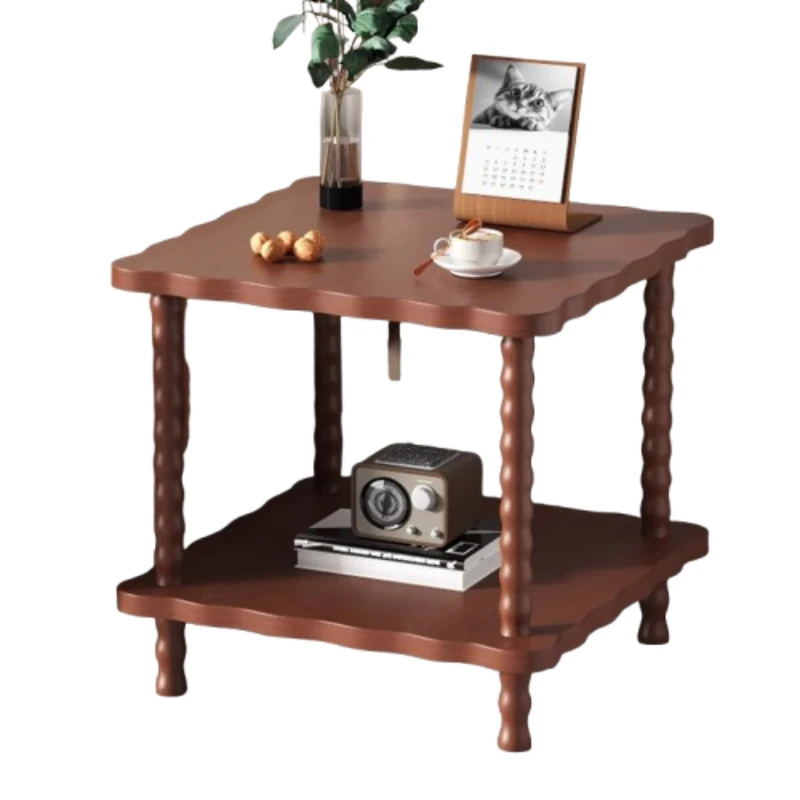 Small Square Living Rooms Sofa Table Side Lounge Coffee Corner Wheel Tea Bear Bed Bedroom Bedside Mesas Terraza Home Furniture