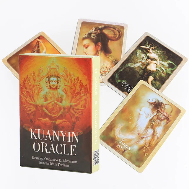 New Mysterious Tarot Card English BoardMultiplayer Party Activities  Game Divination Gifts Family Gathering Essential Card Game Kuanyin