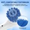 16/20PCS Soft Bristle Sensitive Gum Replacement Brush Head for Oral B Electric Toothbrush 3