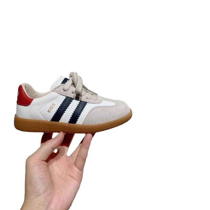 2024 Boys And Girls Canvas Shoes Children's School Performance Shoes Fashion Children Biscuit Bottom Breathable Kids Shoes 5