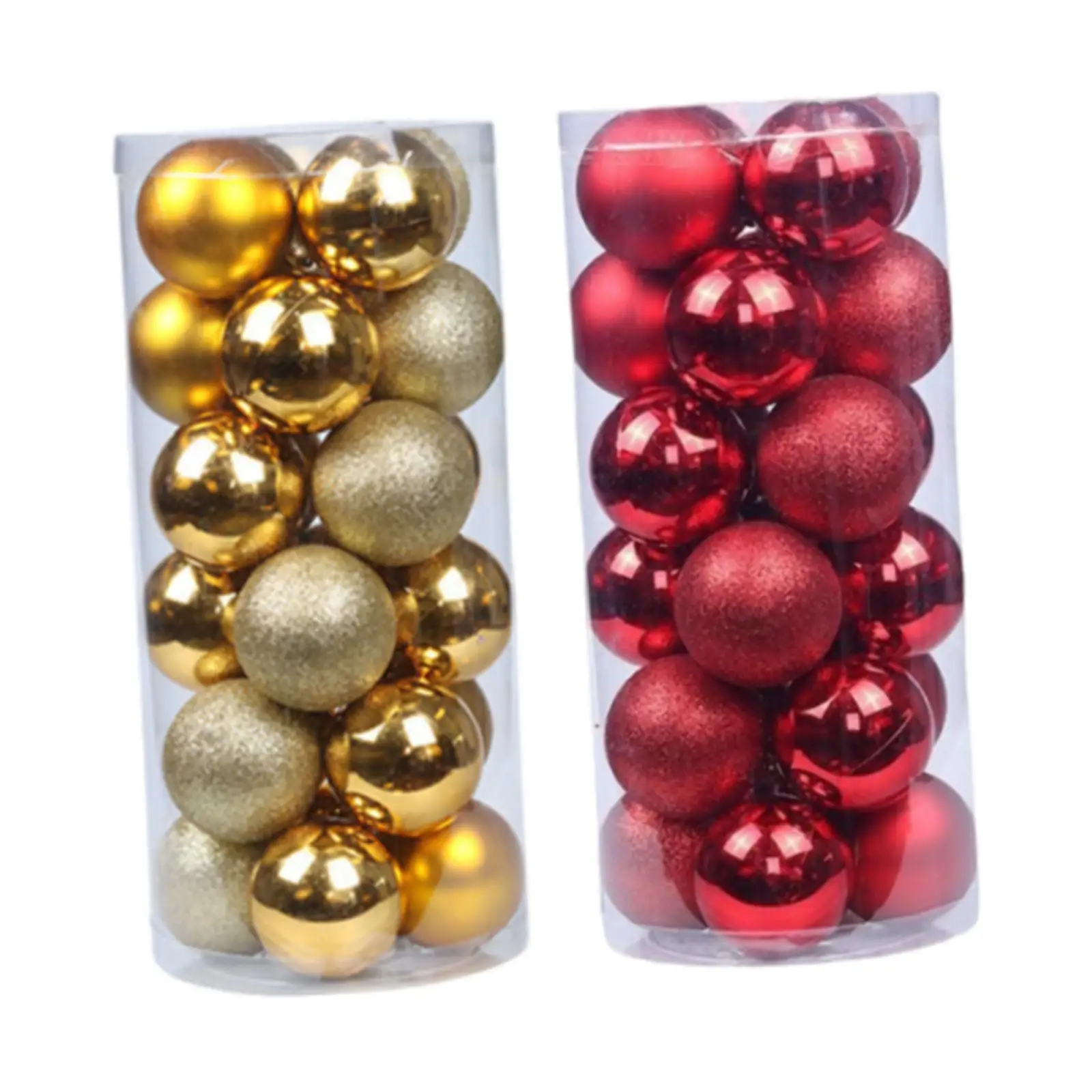 48 bolas de Navidad de 3 cm/4 cm para colgar en el árbol, para festivales, bodas, aniversarios, hogar, 6 cm/8 cm