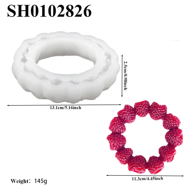 Raspberry Circle or Raspberry Heart Cake Mold French Dessert Silicone Cake Molds Pastry Decoration Baking Tools Kitchen Bakeware 3