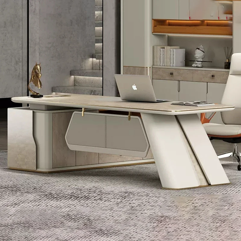 

Simple large class desk, office desk and chair combination, president desk, single supervisor desk, manager desk