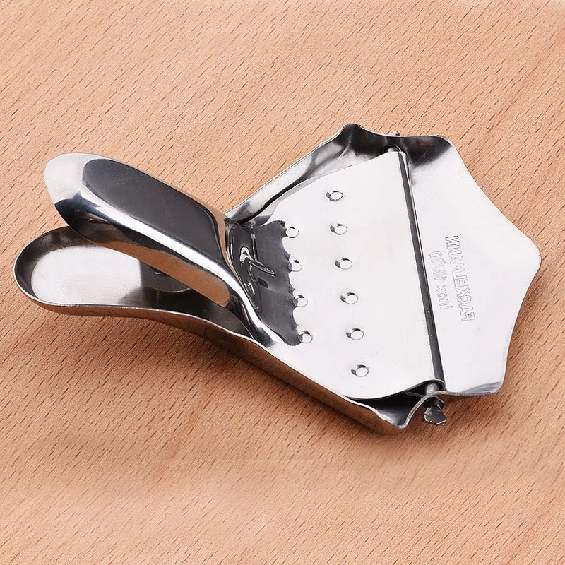 Stainless Steel Lemon Slice Squeezers Set Manual Juicer Orange Lime Citrus Handheld Lemon Wedge Clips lemon squeezer