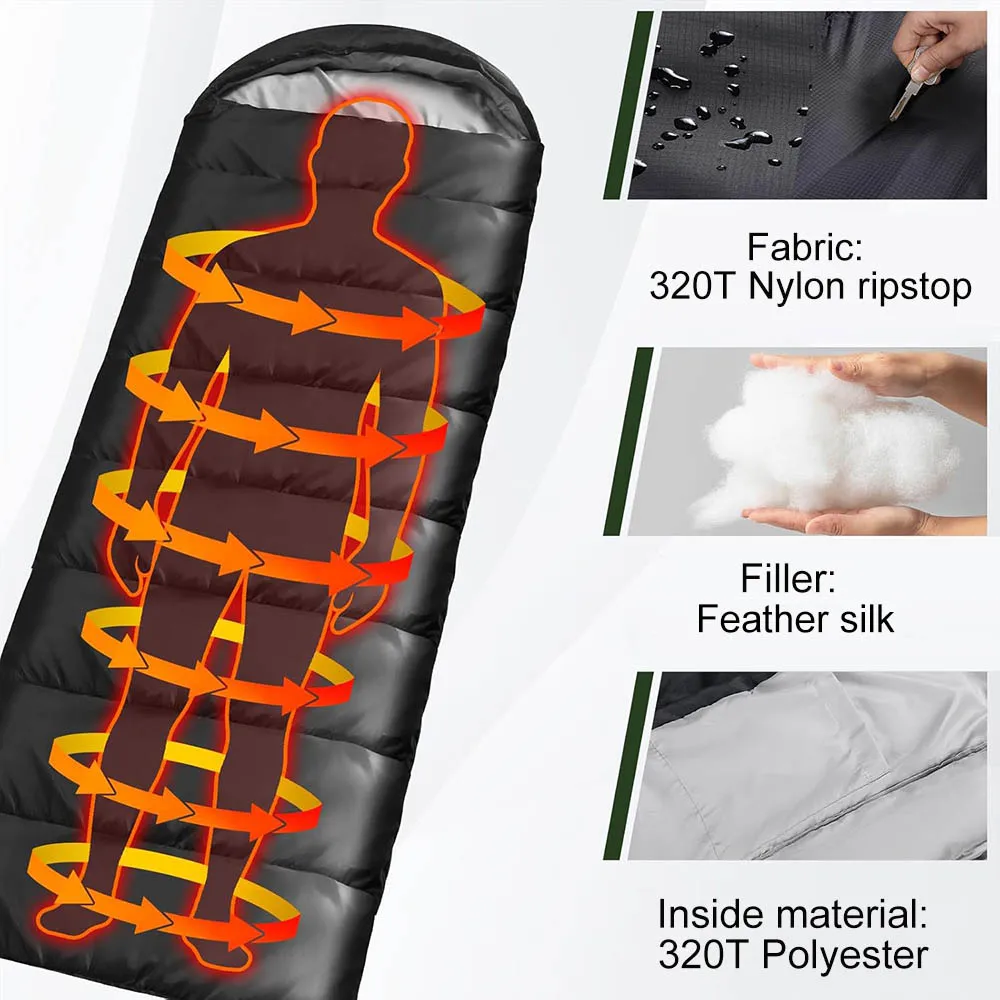 Camping Sleeping Bag Multi-Thickness 3