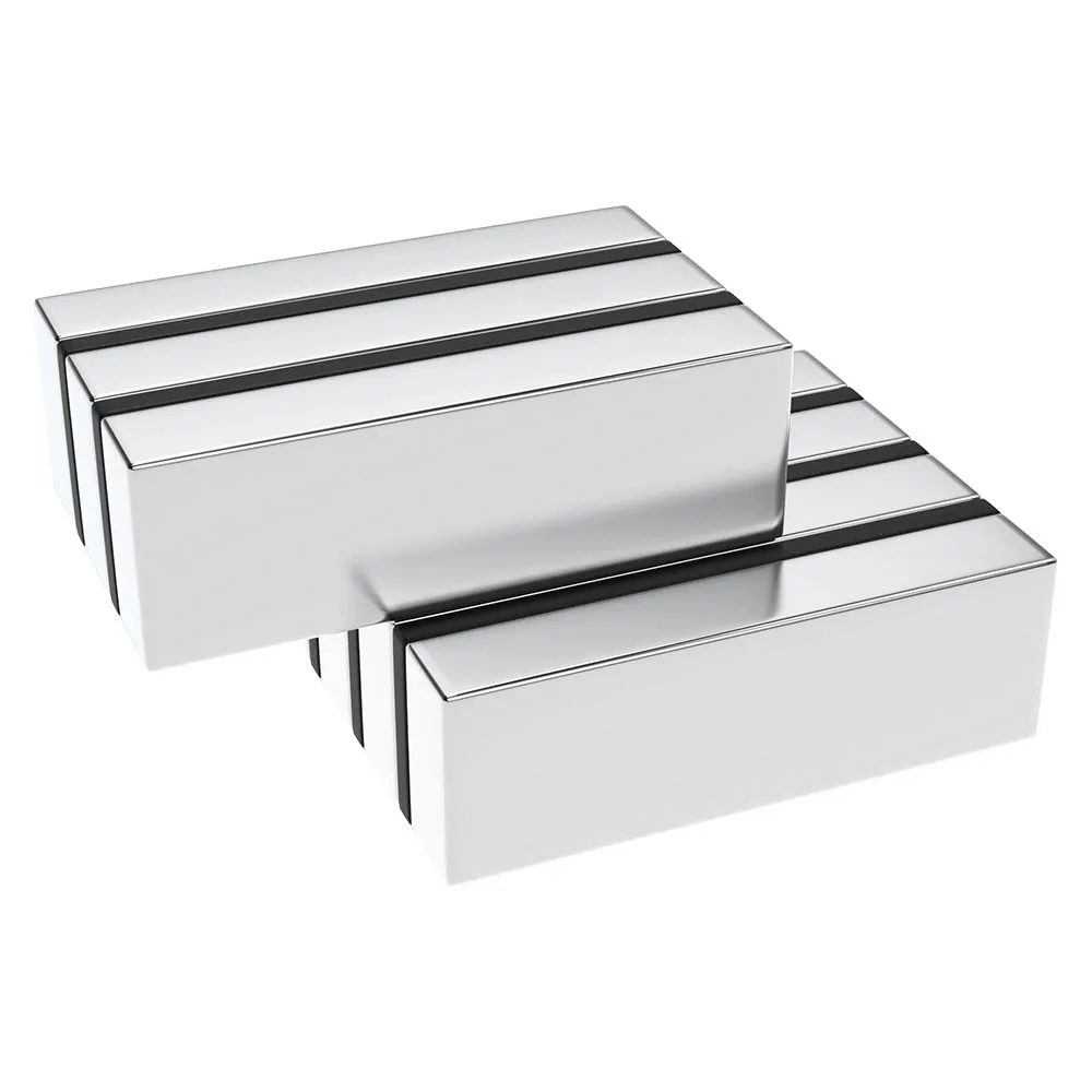 60 x 20 x 10 mm N35 Superstarker Neodym-Magnetblock NdfeB Leistungsstarke permanente magnetische Imanes-Kühlschrankmagnete – Detail 2