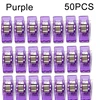 Purple 50PCS