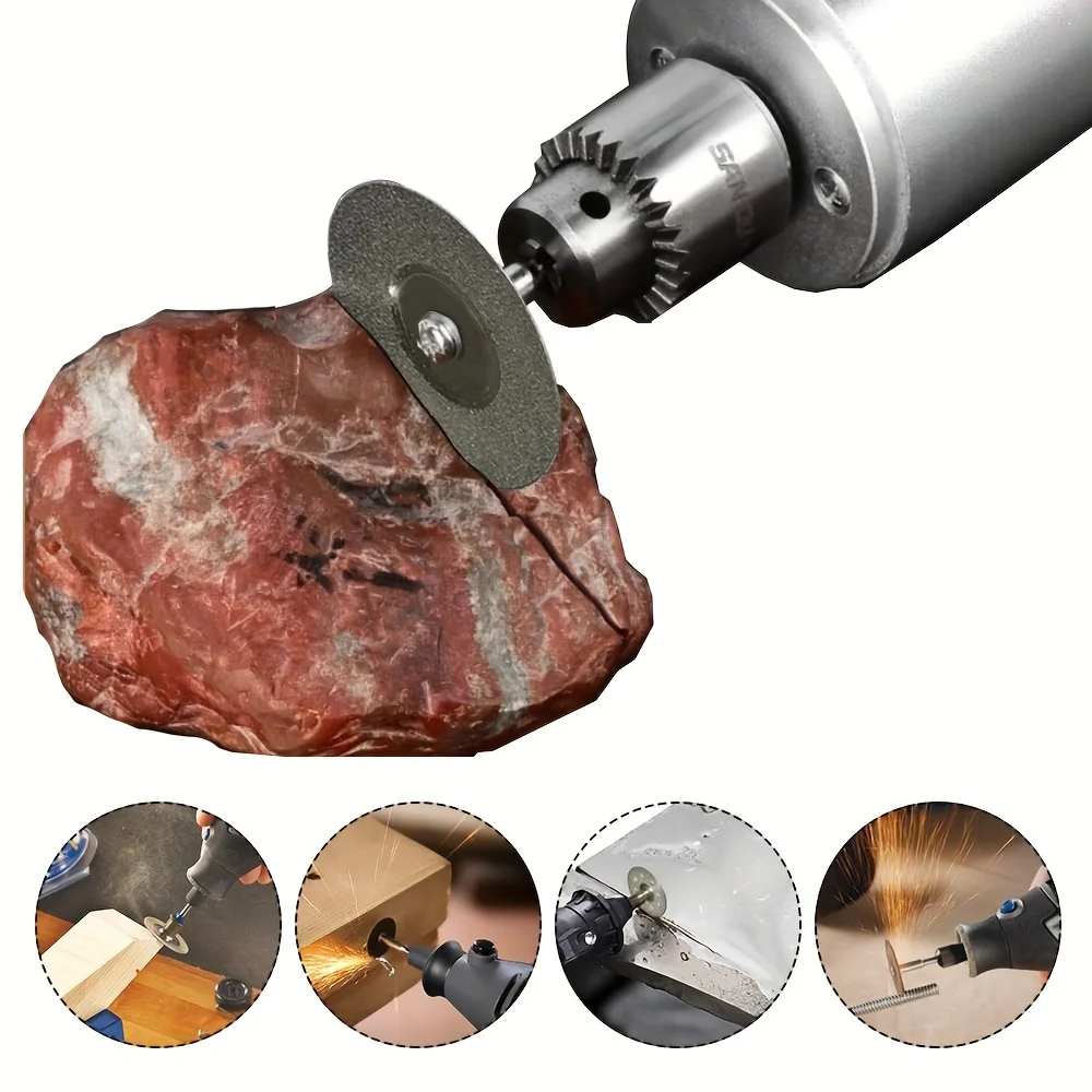 Mini Diamond Cutting Disc Set Enhance Rotary Accessories