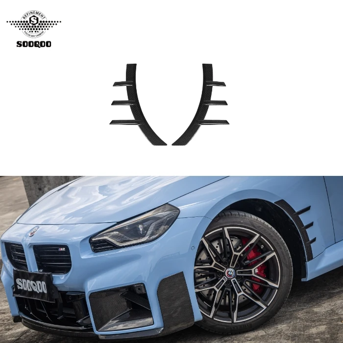 

Для BMW G87 углеродное волокно передняя сторона Spats M характеристики сухая углеродная часть для BMW M2 G87 2023-IN