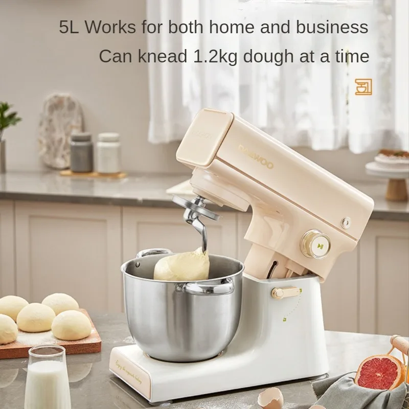 New Dough Mixer Blender Mixer Chef Machine Small Dough Mixer Automatic Kneading Machine Home Whip Cream автоматический смеситель автоматический зонт с фонариком xiaomi konggu reverse ten bone sunscreen automatic lighting umbrella gray