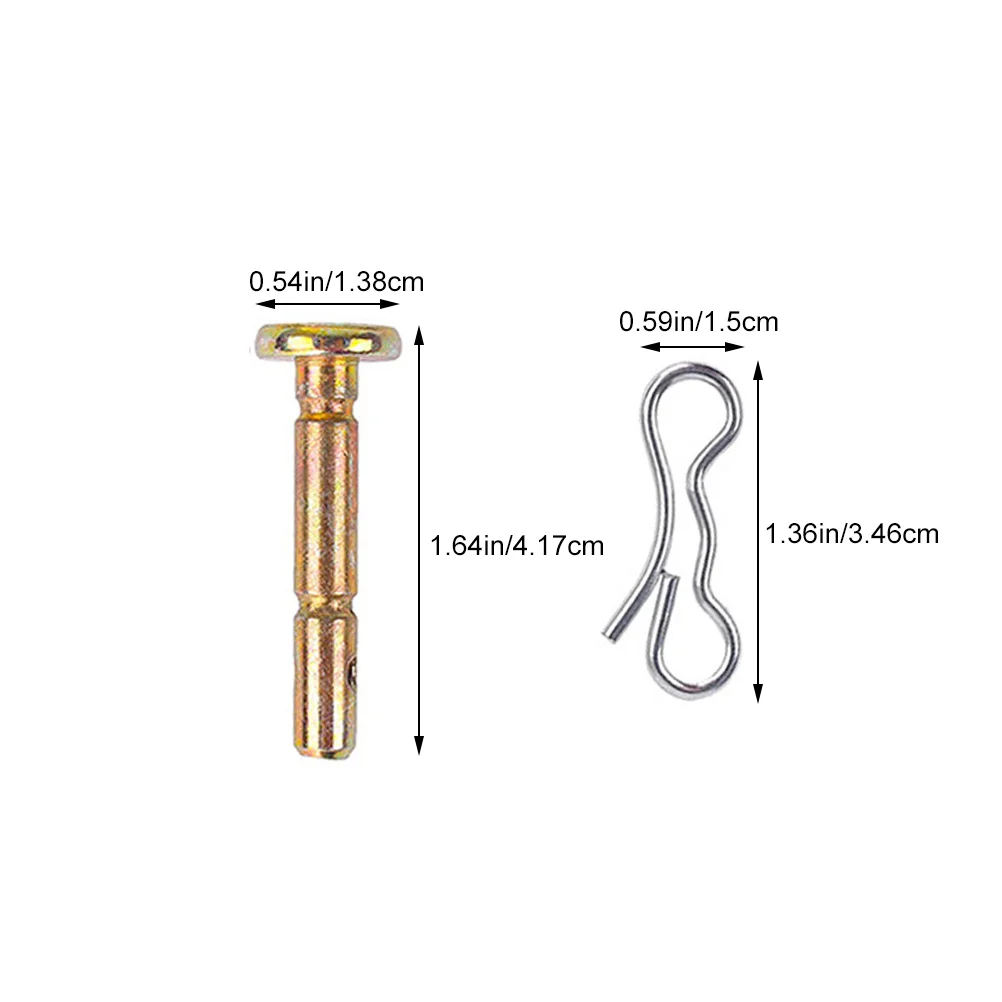 Snowplow Shear Pins Replacement Metal Blower Accessories Thrower Stainless Steel Snowblower Part and Cotter