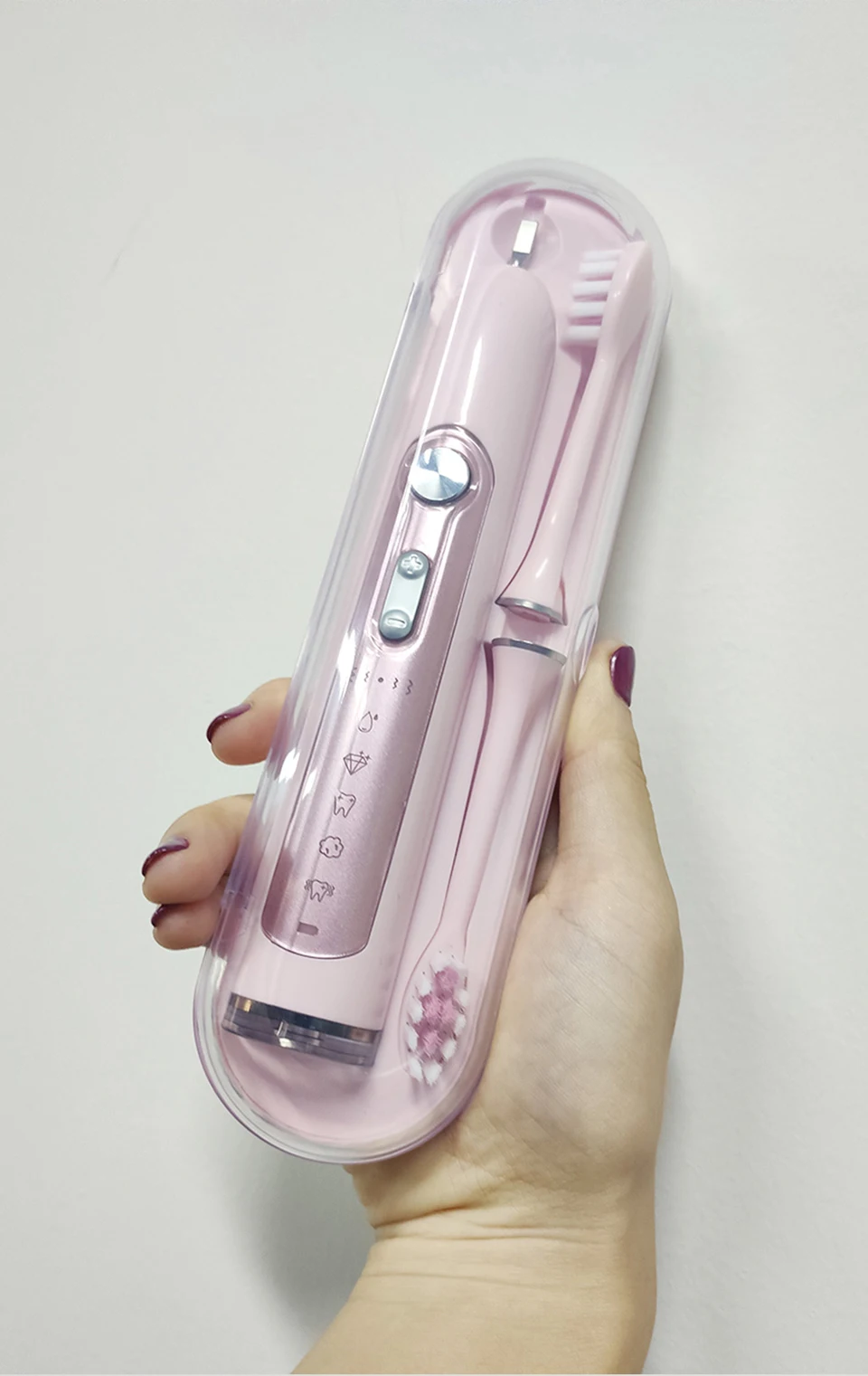 para Adultos Crianças Smart Timer Escova de