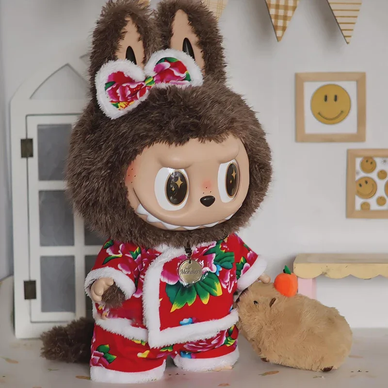 Zimomo I Found U Labubu Enamel Plush Doll 58cm Large Size