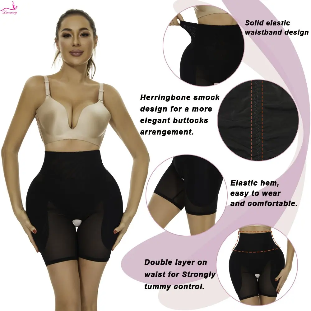 LAZAWG Body Shaper Shorts for Women Slimming High Waist Shapewear Tummy Control Panties Seamless Ladies Safety Shorts