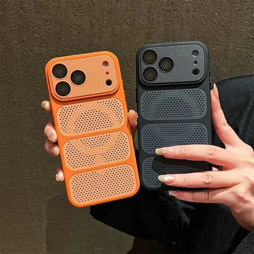 Enhanced Magnetic Cooling Shockproof Phone Case with Heat Dissipation and Hard PC Back Cover