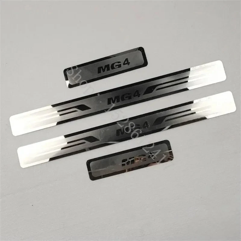 Door Sill Scuff Plate Trim Threshold Pedal Entry Guards Protector for MG MG3 MG4 MG5 Car Accessories