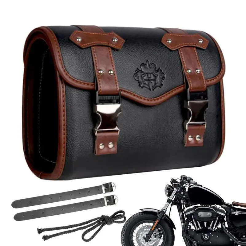 

Motorcycle Fork Bag Motorcycle Saddle Bag Universal Saddlebag For Motorcycle Front Fork Handlebar Storage Pouch Motorcycle