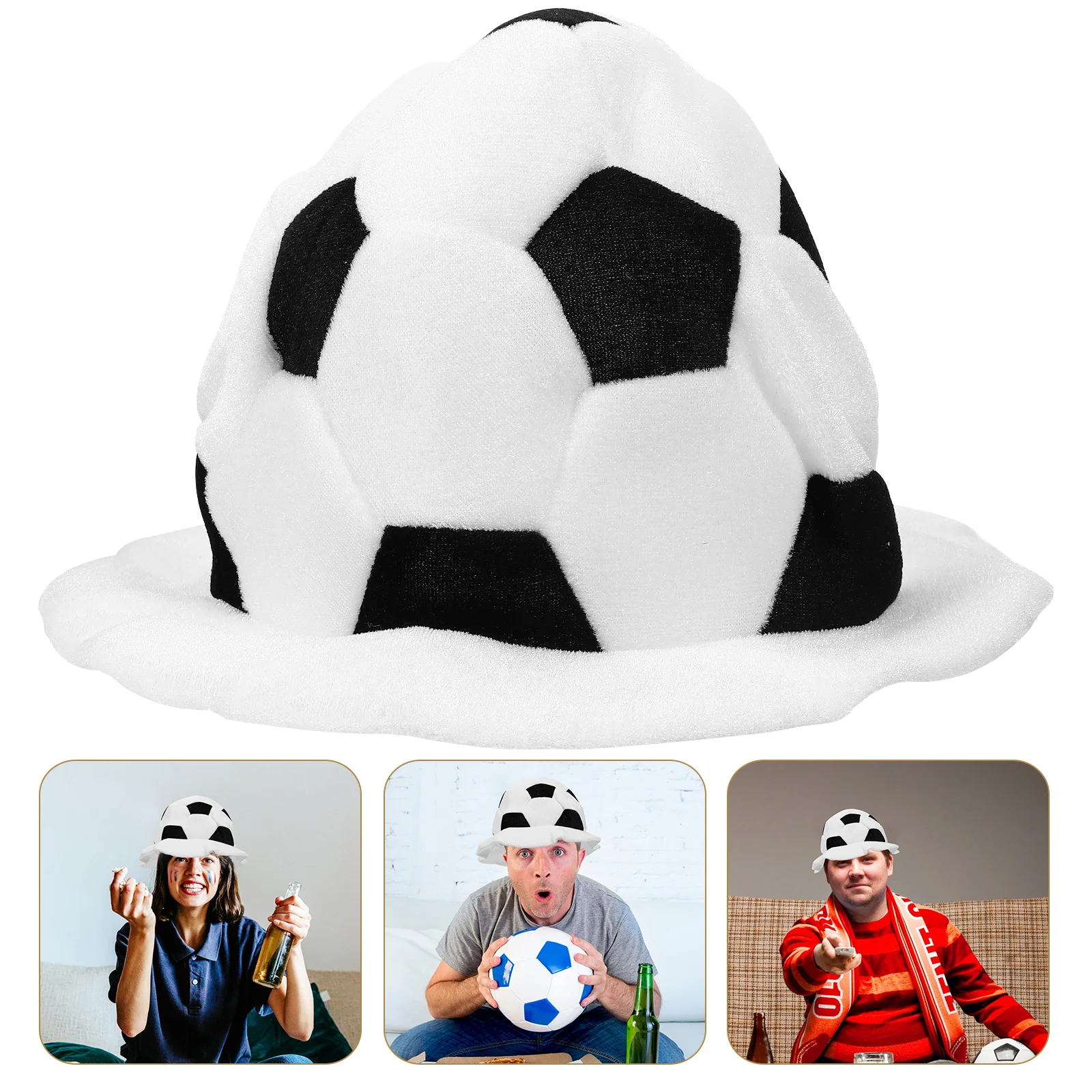 

Competition Supplies Cheering Hat Prop Soccer Headdress Football Fans Caps Decorate