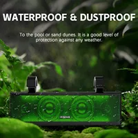 UTV/ATV 17" Bluetooth Sound Bar 4 Speaker Amplified Audio Waterproof with Multi-color Lighting for Golfcart Can Am 3
