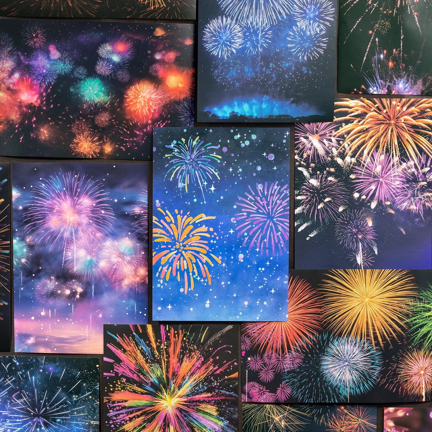 24 Sheets Tearable Paper for Scrapbooking DIY Craft Wrapping Sticker Background Art Card Decoration - 6