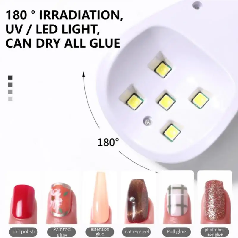 휴대용 UV LED 손톱 건조 램프, 충전식 미니 매니큐어 램프, 젤 네일용 네일 드라이어, 휴대용 네일 아트 도구