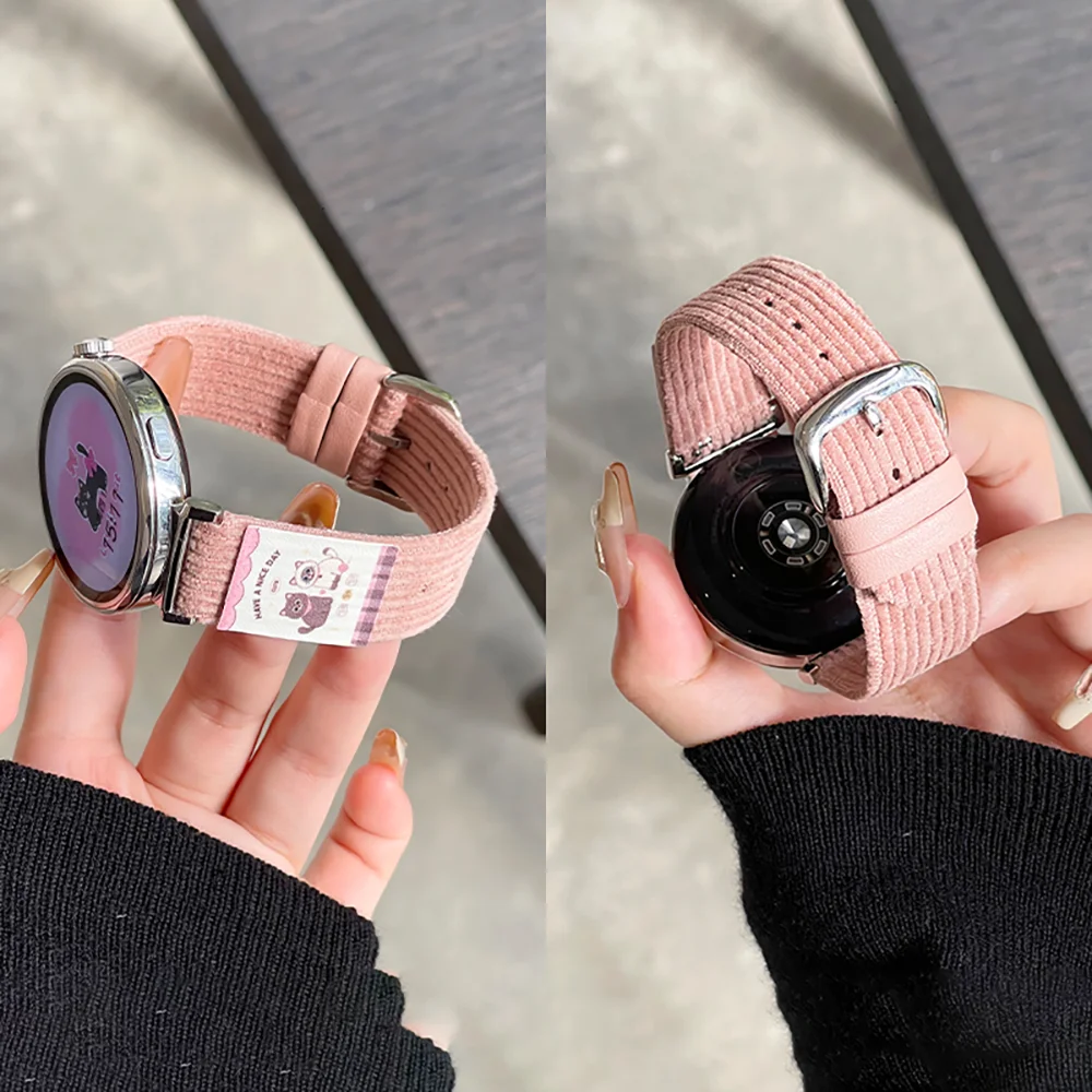 Winter Warm Cute Cartoon Cat Dog Corduroy Strap