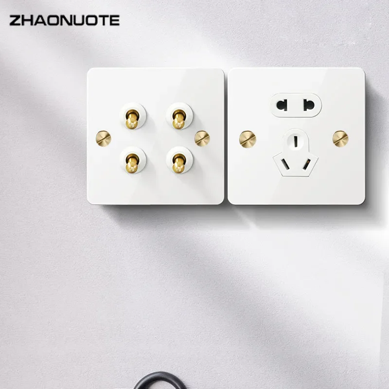 de ouro 1 4 gang 2 vias interruptor 05