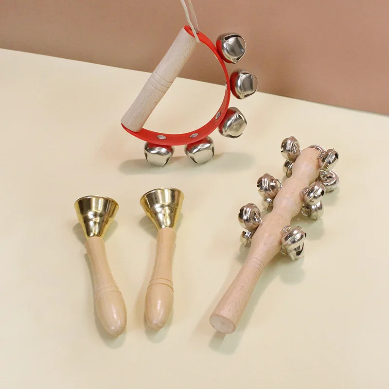 Orff Wooden Instrument Set for Children's Percussion Instrument Kindergarten Baby Music Early Learning Education Teaching Aids 4